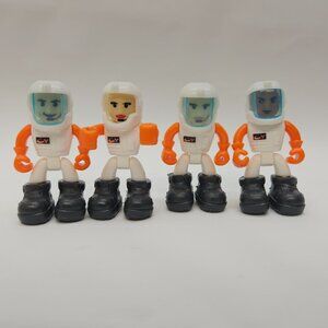 Machine Maker Mission to Mars Space Astronaut Figures 2.5 Inch Lot of 4